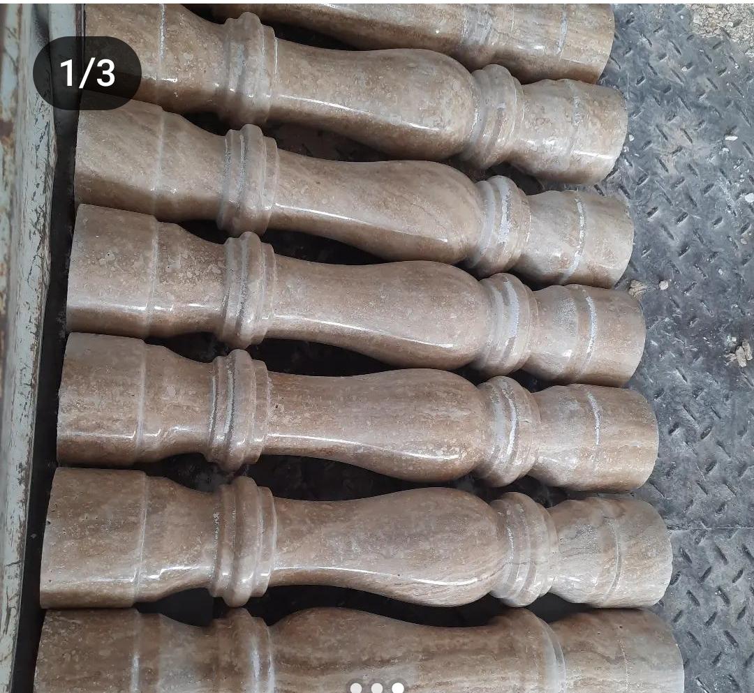 صراحی گرد ۵۰ سانت عسلی